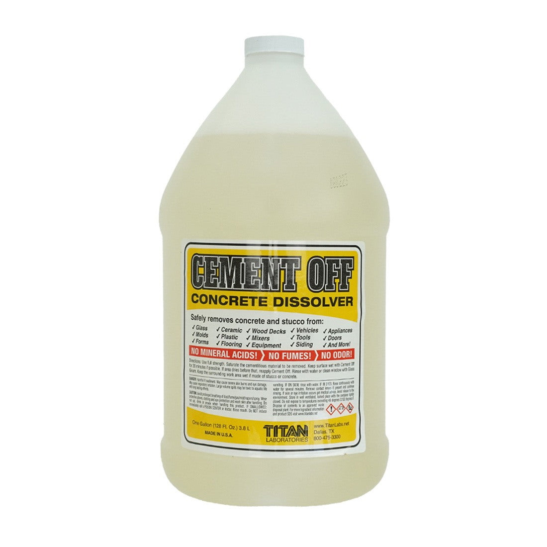 Titan Cement Off Solvent WindowCleaner.com
