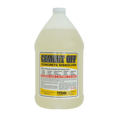 Titan Cement Off Solvent WindowCleaner.com