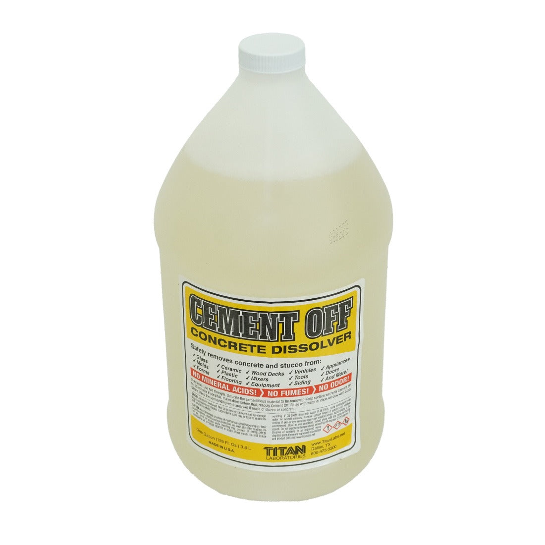 Titan Cement Off Solvent WindowCleaner.com