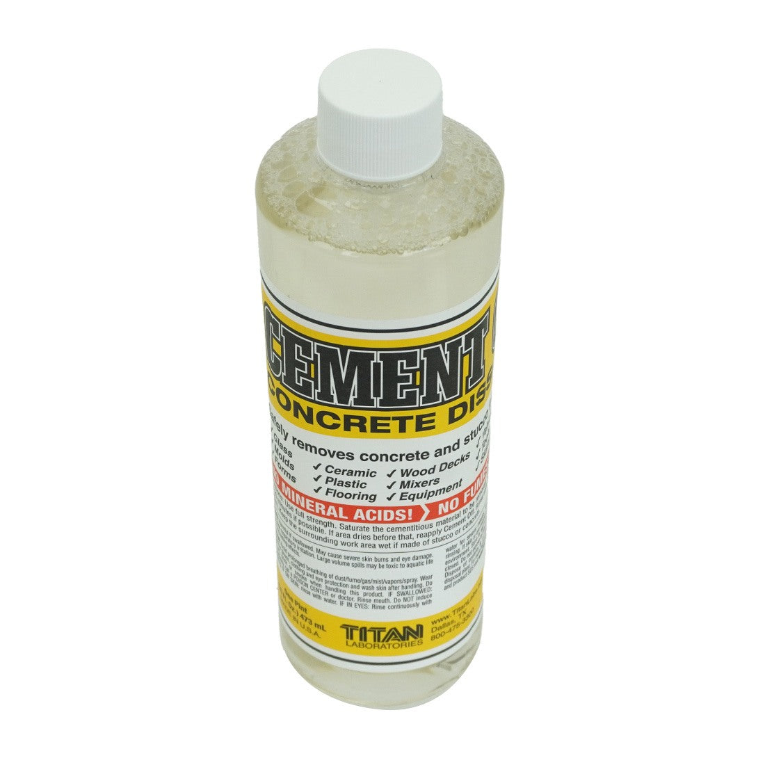 Titan Cement Off Solvent WindowCleaner.com
