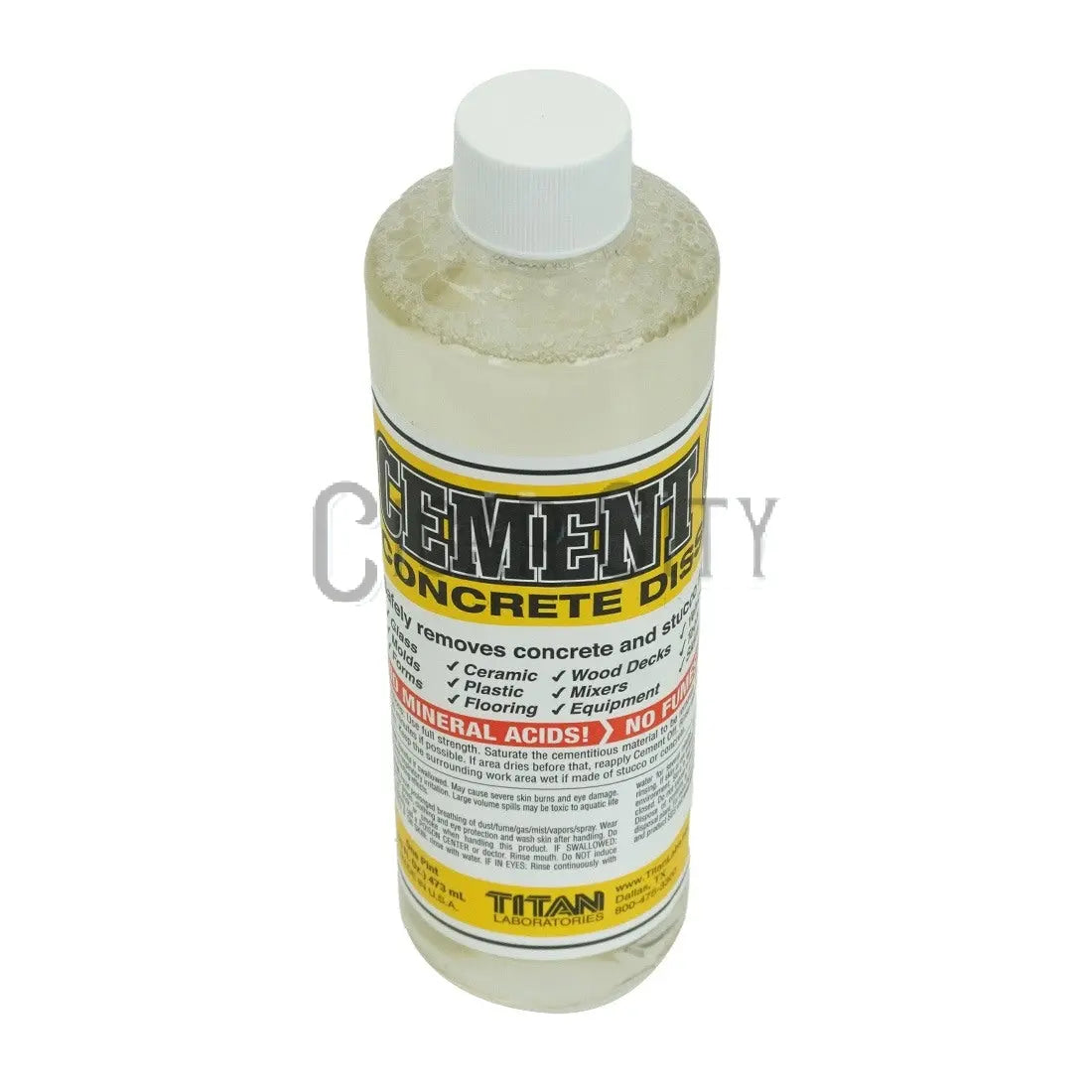 Titan Cement Off Solvent WindowCleaner.com