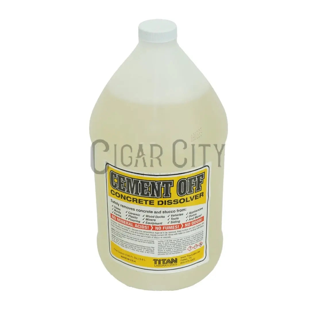 Titan Cement Off Solvent WindowCleaner.com