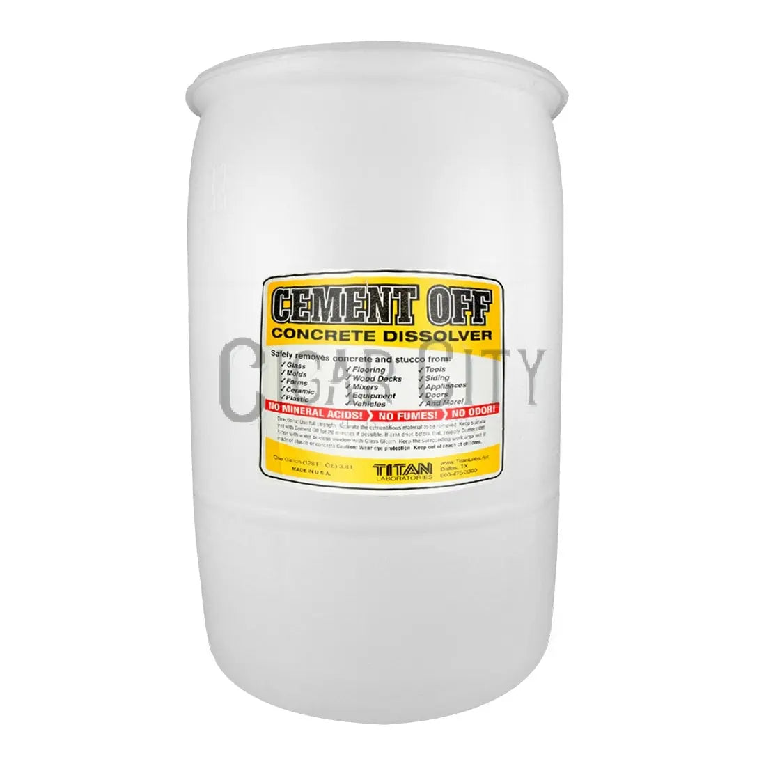 Titan Cement Off Solvent WindowCleaner.com