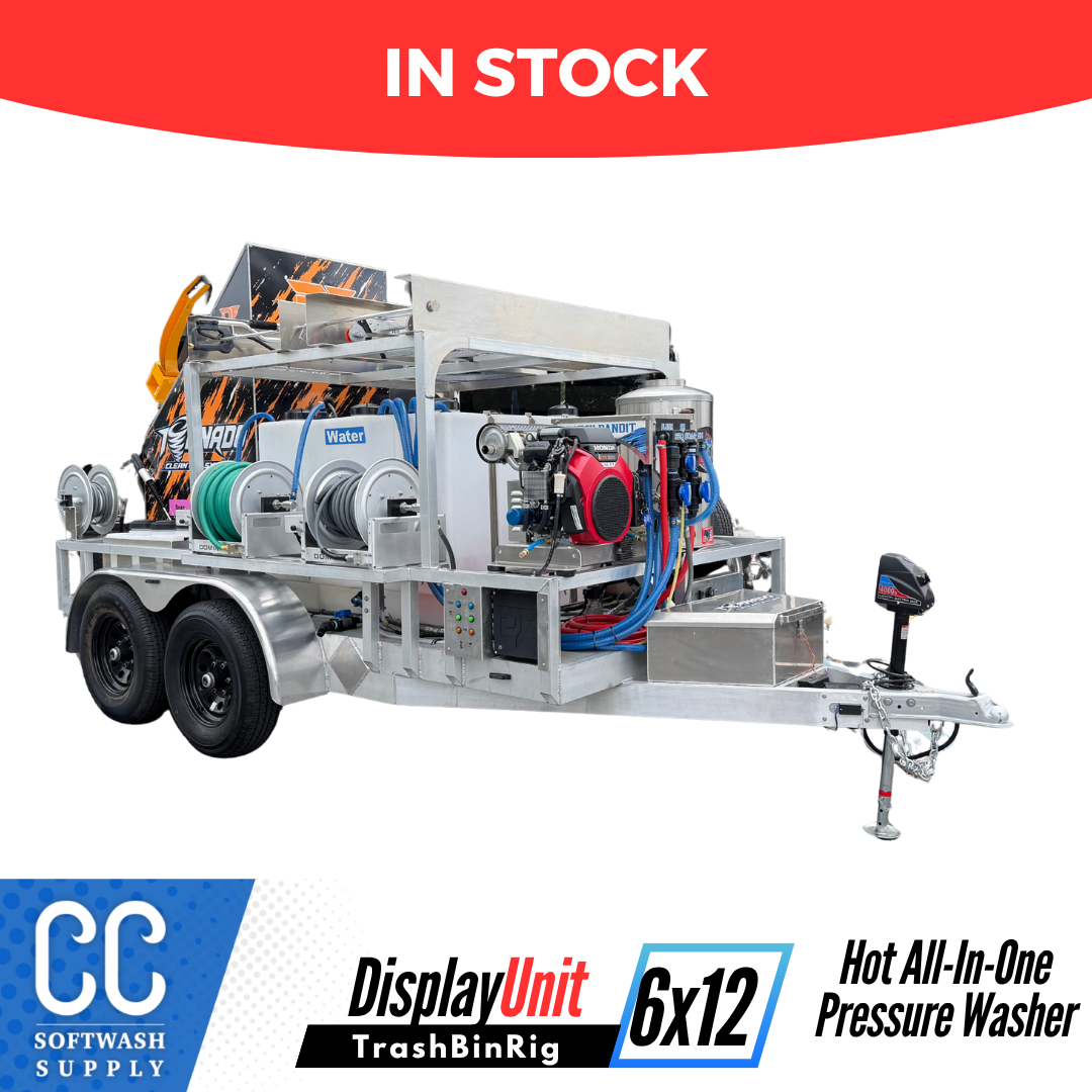 6x12 Gen2 Trash Bin Cleaning Rig