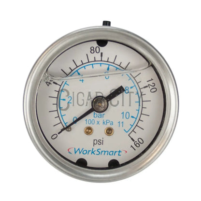 Tucker 0-160 PSI Liquid Filled Pressure Gauge WindowCleaner.com
