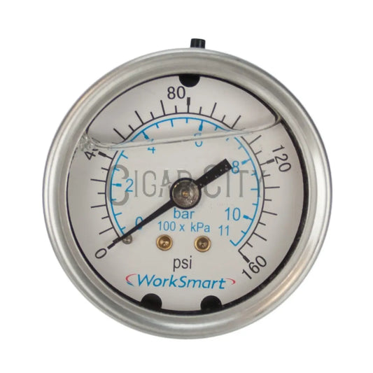 Tucker 0-160 PSI Liquid Filled Pressure Gauge WindowCleaner.com
