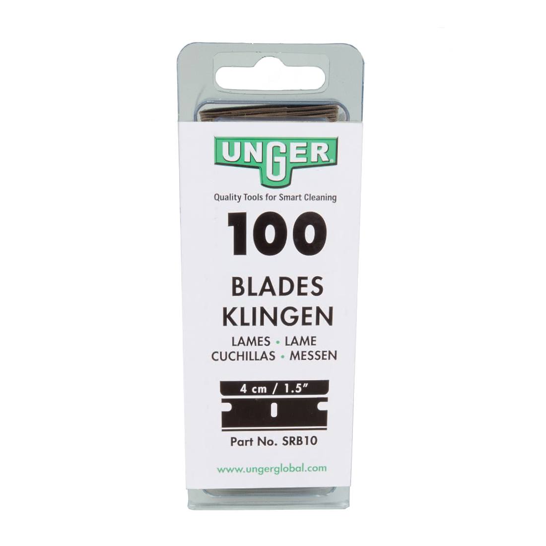 Unger Single Edge Replacement Blades - 1.5 Inch WindowCleaner.com