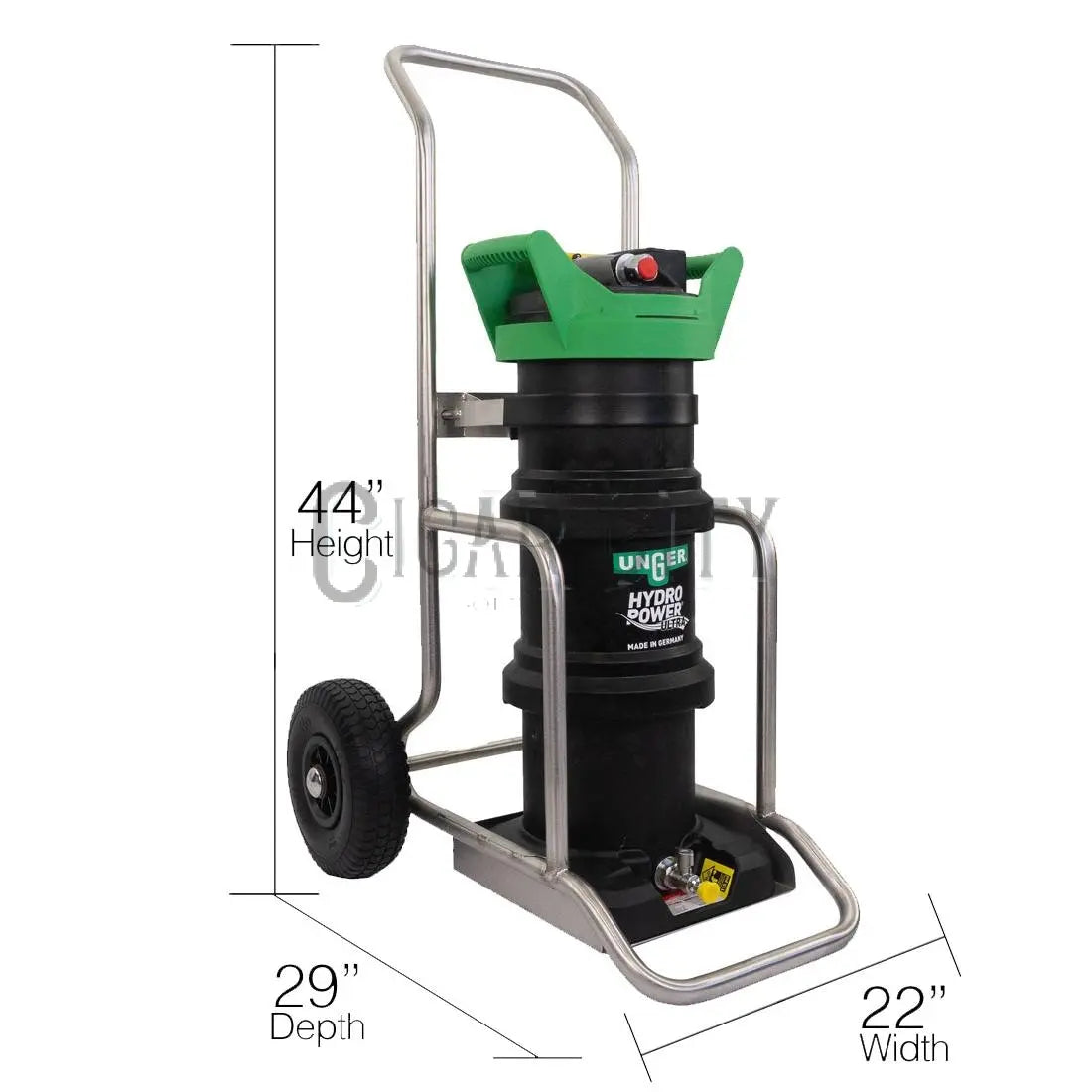 Unger HydroPower Ultra 3-Stage with Cart WindowCleaner.com