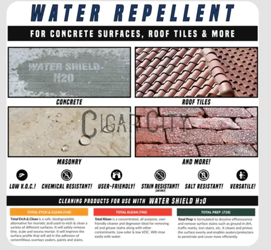 Water Shield H₂O - Penetrating Water-Repellent 1 Gallon With Stain Guard (160-1G) (Copy) ICT