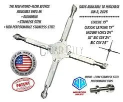 Whisper Wash Mini Mondo 15" XForce Aluminum 4-Tip Spray Bar – OEM Replacement Cigarcity Softwash