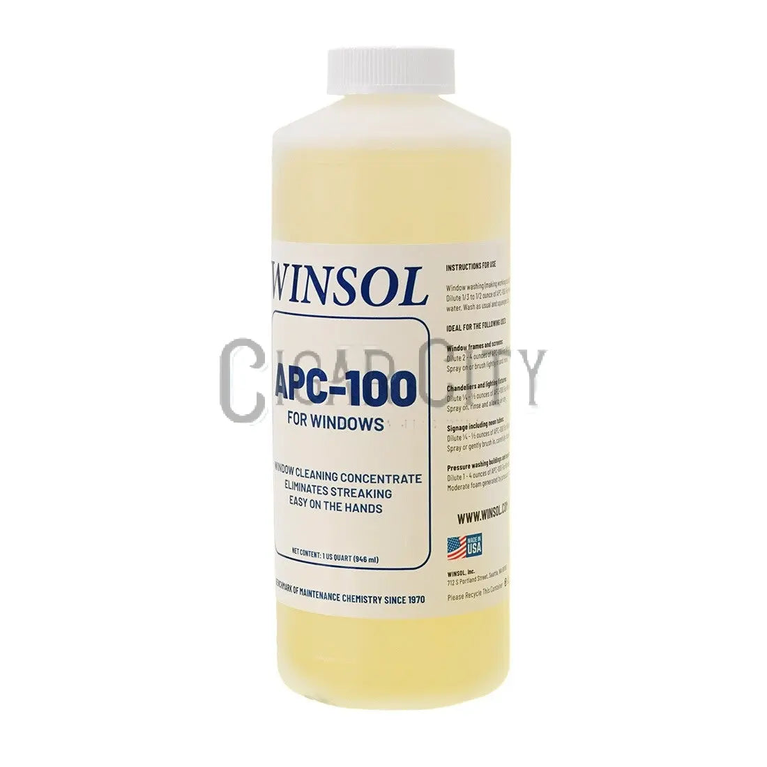 Winsol APC-100 Soap WindowCleaner.com