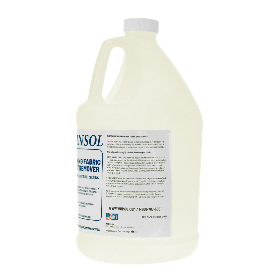 Winsol Awning Fabric Spot Remover WindowCleaner.com