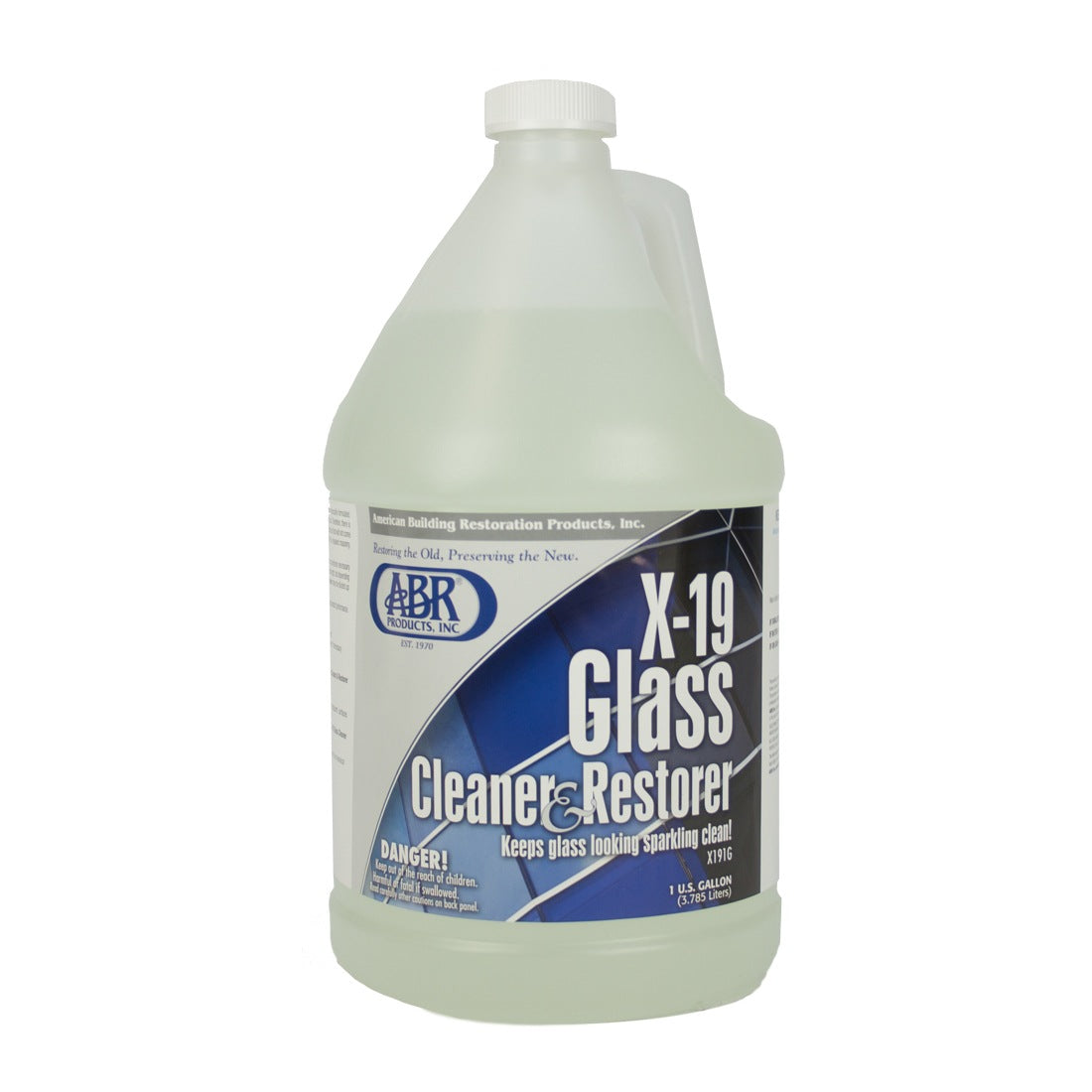American Building Restoration X-19 Glass Cleaner and Restorer WindowCleaner.com