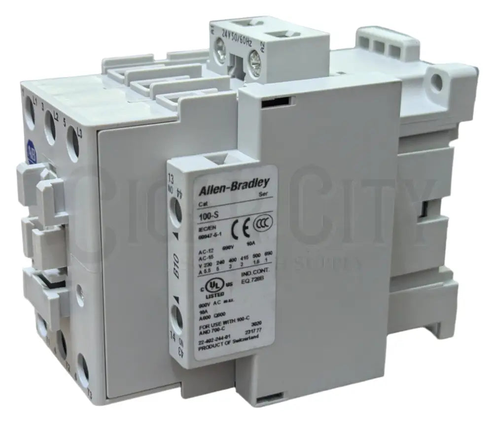 Allen-Bradley 100-C30KJ10 Contactor  Cigarcity Softwash.