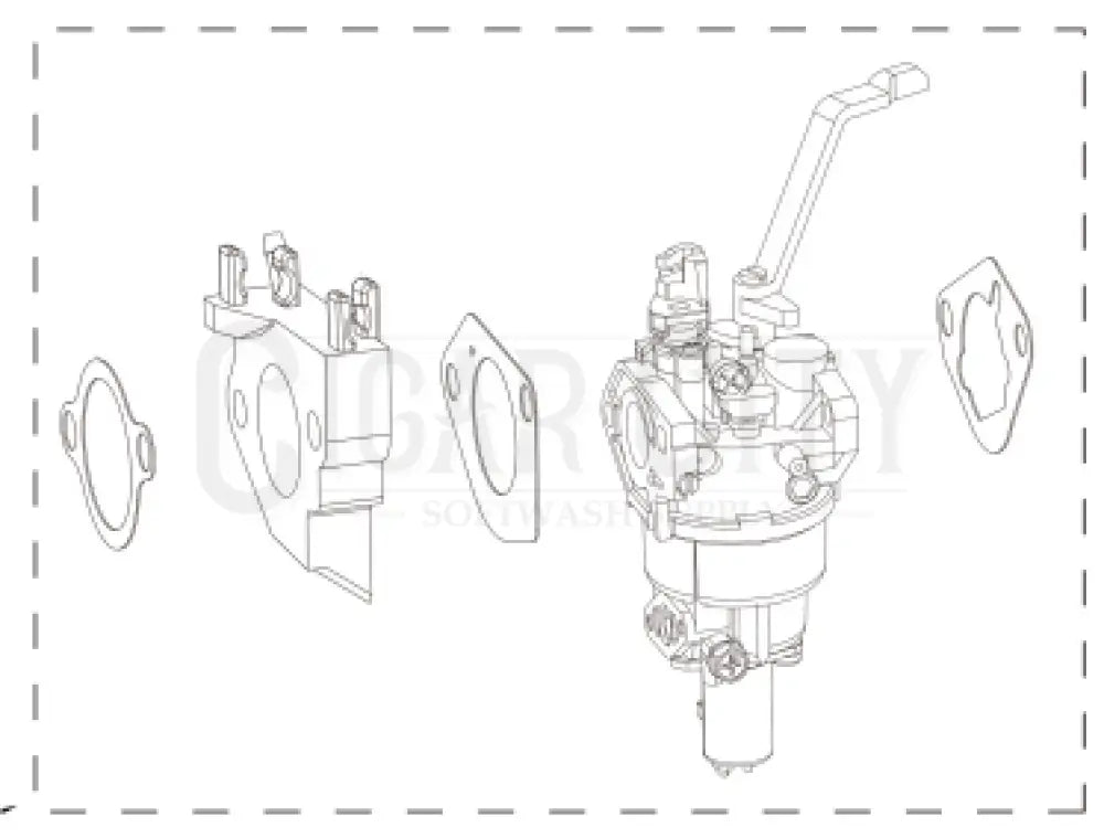 BE Carburetor BE12500T Generator 85.561.035  Cigarcity Softwash.