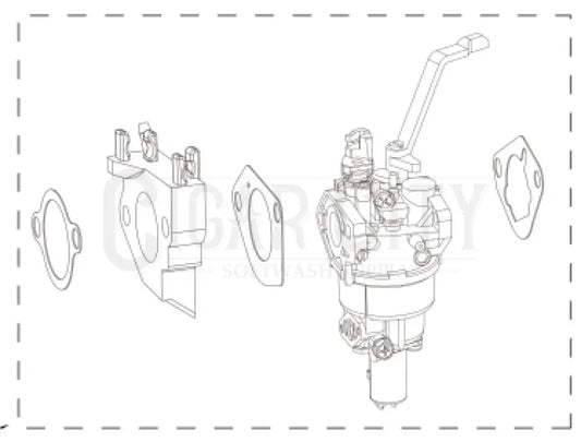 BE Carburetor BE12500T Generator 85.561.035  Cigarcity Softwash.