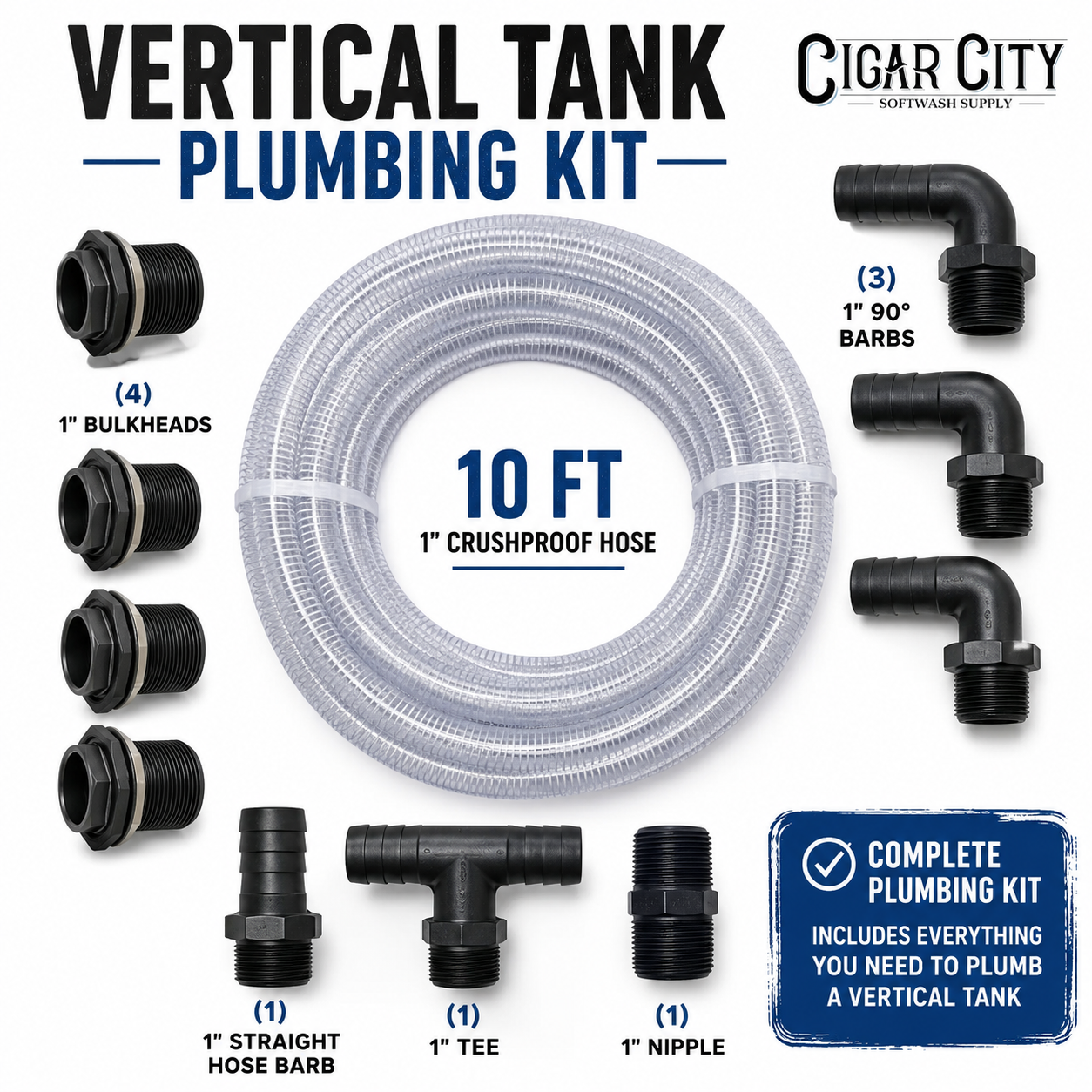 Vertical Tank Plumbing Kit