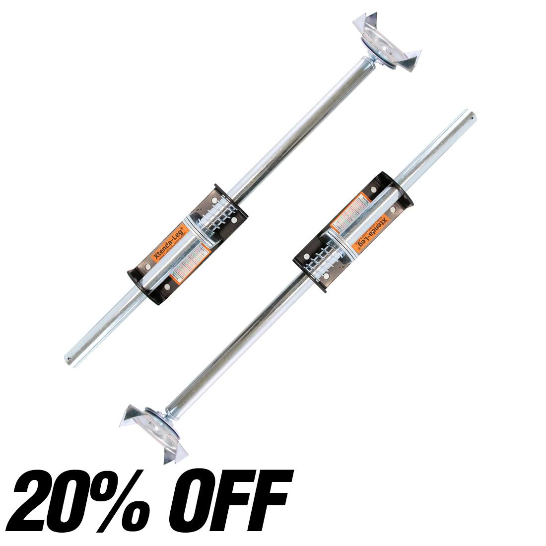Xtenda-Leg Ladder Levelers - Cleated Feet WindowCleaner.com