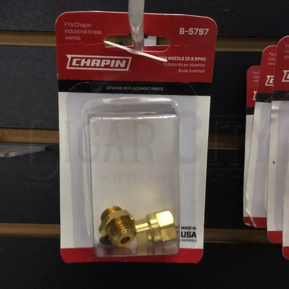 Chapin Nozzle, Brass, 0.5 gpm  Cigarcity Softwash.