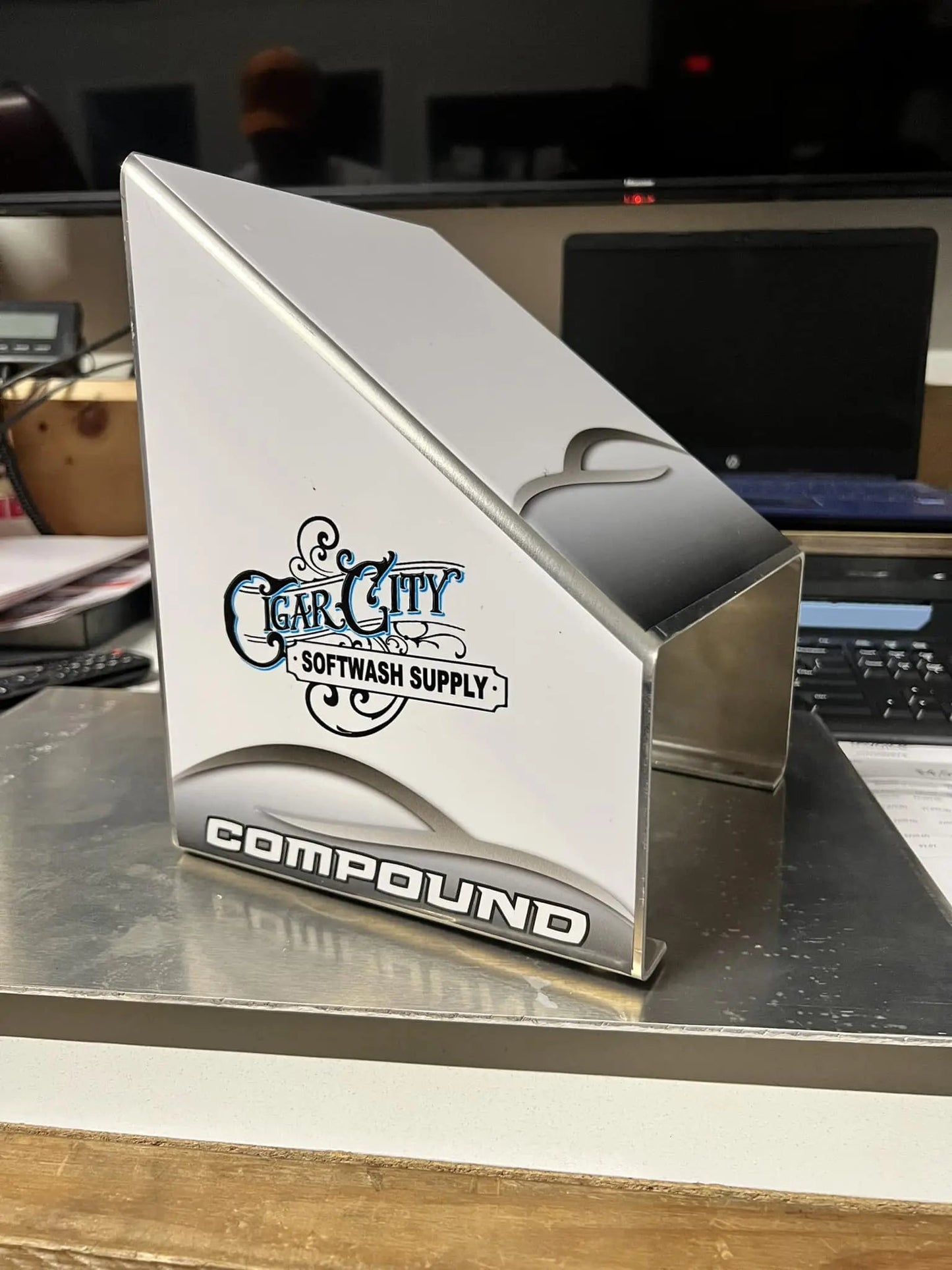 Compound Mounting Plate - Cigarcity Softwash