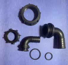 Softwash equipment fittings and connectors for pressure washing systems