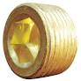 1/4" Brass Countersink Plug 6AYZ8