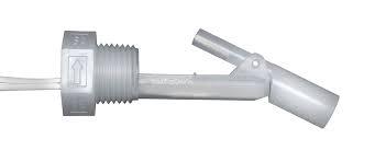 Softwash chemical injector with threaded connection and directional flow indicator for pressure washing systems