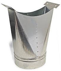 Mi-T-M Stack Adapter 50-0170 – 8-Inch Flue Pipe Boiler Exhaust Adapter