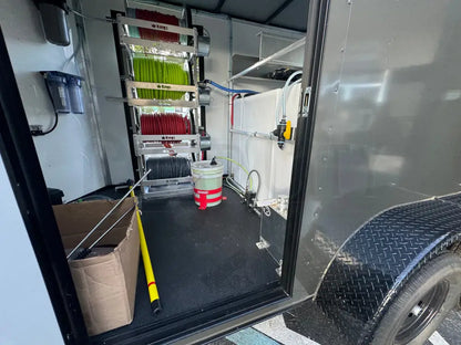Enclosed 6x12 Pressure & Soft Washing Trailer and RODI Window Cleaning  Cigarcity Softwash.