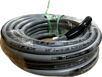 Fierce Jet Pressure Hose 1/2" 50ft Gray 2 Wire 6200psi PWS208-GY-50 Hoses Cigarcity Softwash.