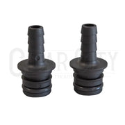 Flojet 3/4" Hose Barb Quick Connect Port Adapter  Cigarcity Softwash.