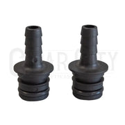 Flojet 3/4" Hose Barb Quick Connect Port Adapter  Cigarcity Softwash.