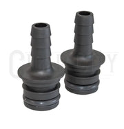 Flojet 3/4" Hose Barb Quick Connect Port Adapter  Cigarcity Softwash.