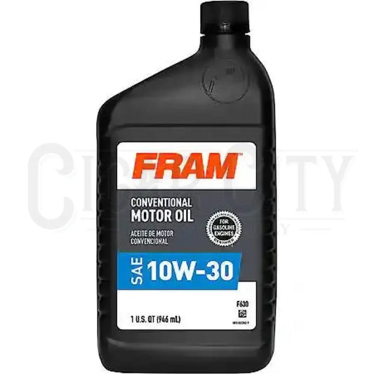 Fram 10W-30 Conventional Oil Maintenance Cigarcity Softwash.