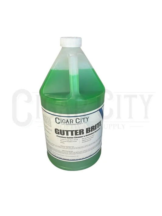 Gutter Brite 1 Gallon Bottle  Cigarcity Softwash.
