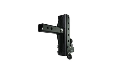 2.0″ Heavy Duty Offset Hitch – 4″ & 6″ Drop/Rise – Bulletproof Hitches – Adjustable Dual Ball Mount