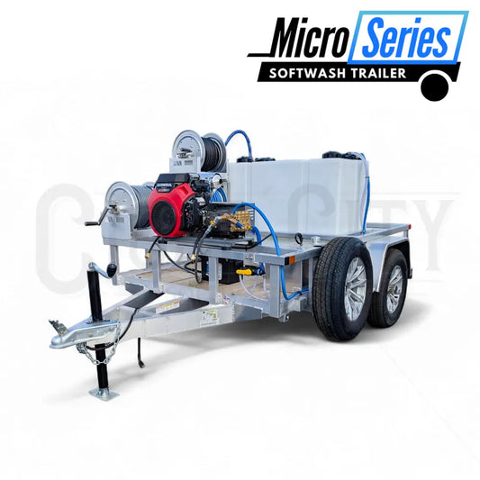 In Stock - Micro Series Aluminum 5x8 Pressure Washing Trailer with Softwash  Cigarcity Softwash.