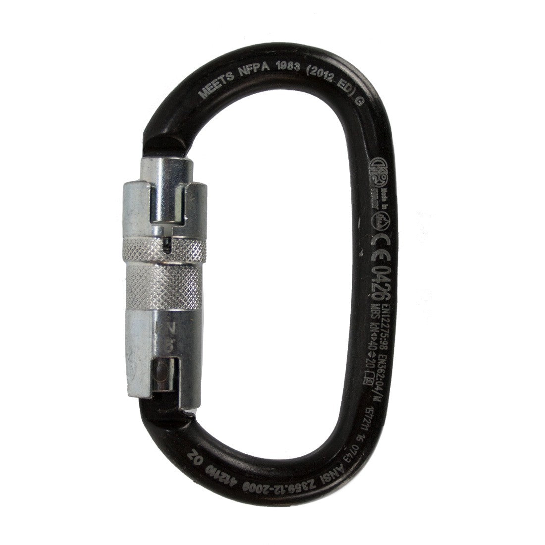 Liberty Mountain ANSI Steel Carabiner Triple Lock - OVALONE WindowCleaner.com