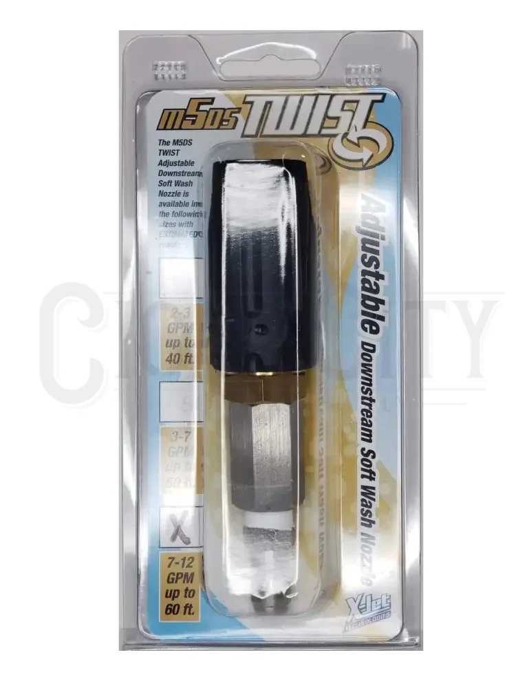 M5 DS Twist System – Adjustable Downstream Softwash Nozzle M5 DS Twist System – Adjustable Downstream Softwash Nozzle