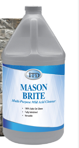 Mason Brite Multi-Purpose Mild Acid Cleaner (25186-01CS) – Professional Surface Brightener & Stain Remover