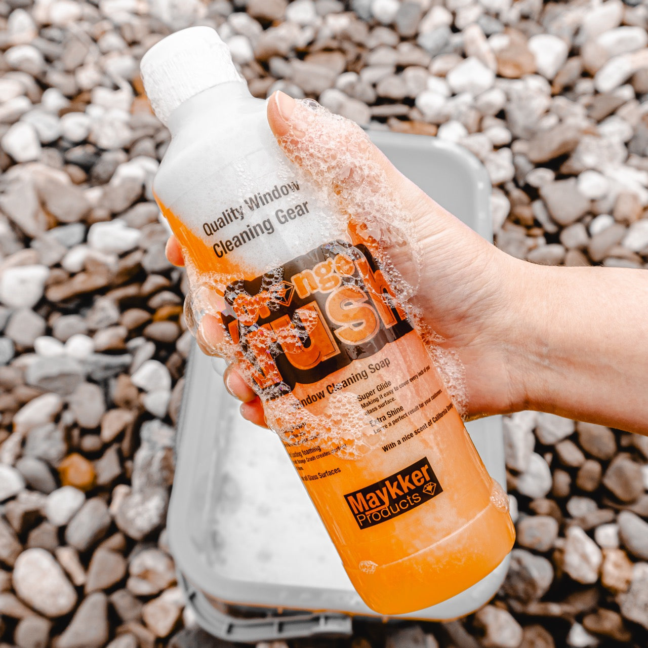 Maykker Orange Krush Window Cleaning Soap