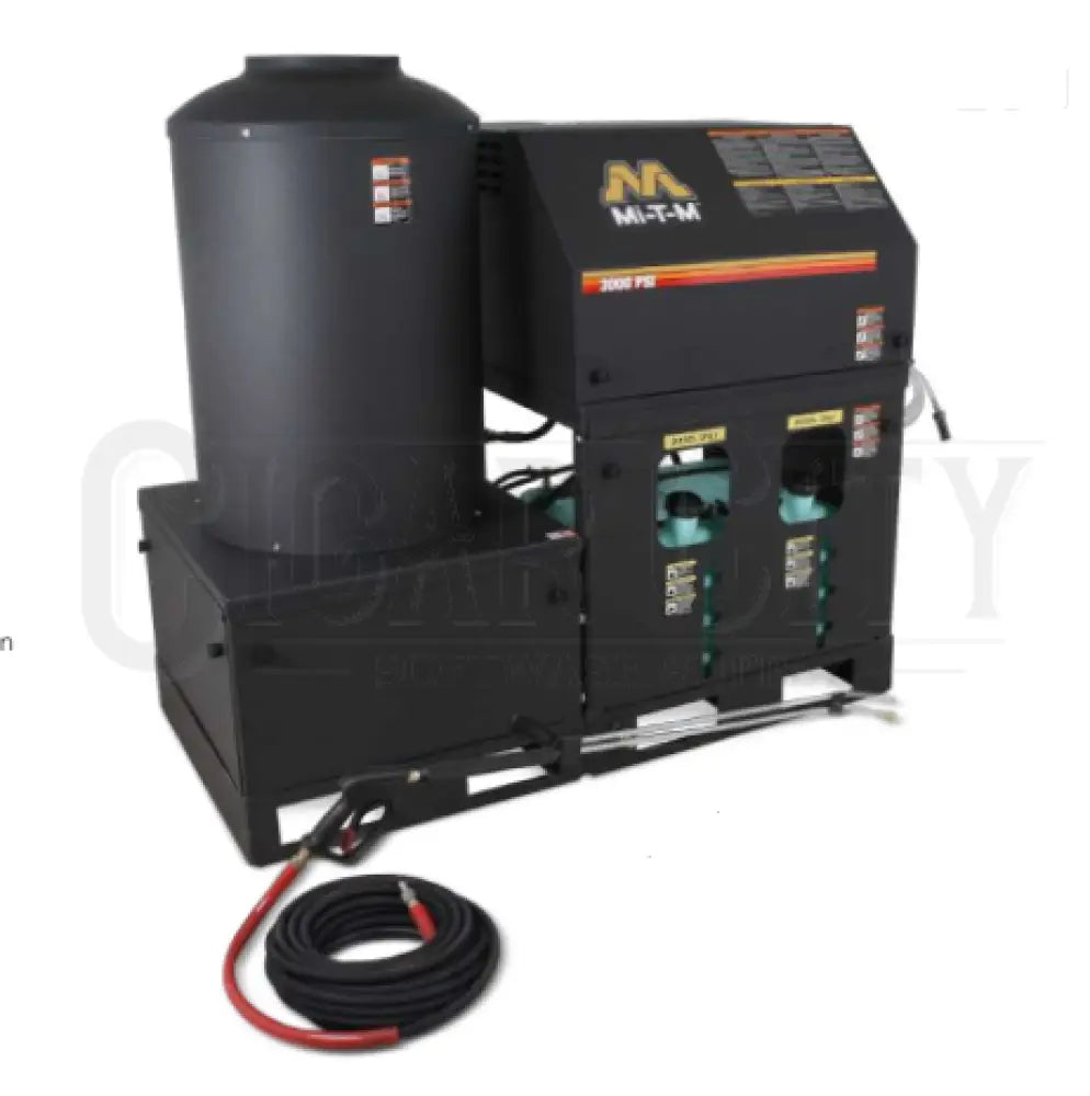 Mi-T-M HEO Belt Drive Series Hot Water Pressure Washer - 4.2gpm, 2000PSI, General Pump HEO-2004-0E9G  Cigarcity Softwash.