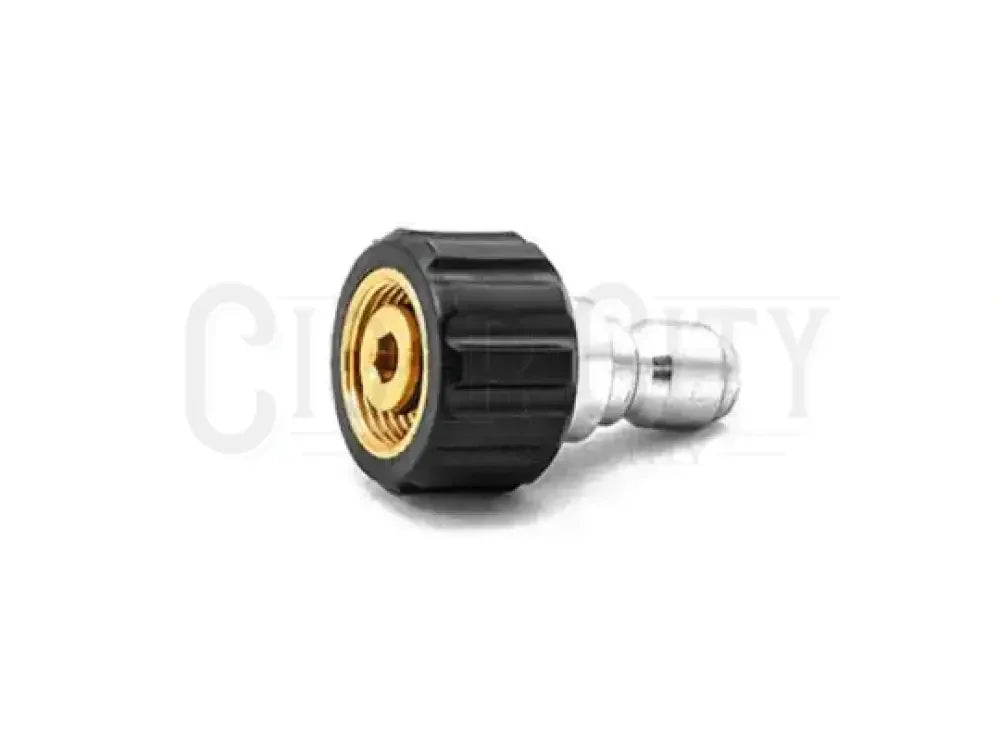 MTM Hydro 14mm Twist Seal Coupler X 3/8" Stainless QC Plug 24.5014 Fittings Cigarcity Softwash.