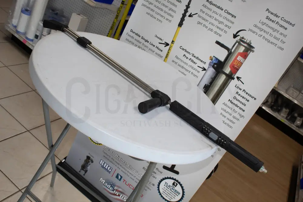 MTM Hydro DLE28 42" Stainless Dual Lance w/ Chem Nozzle  Cigarcity Softwash.