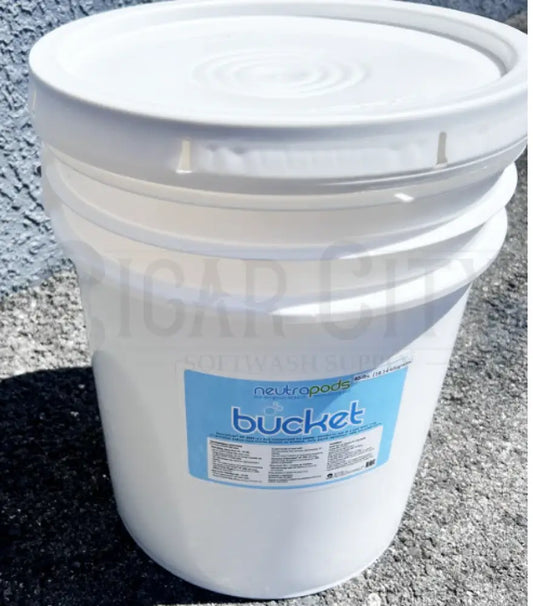 NeutraPods 5 Gallon Bucket  Cigarcity Softwash.