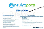 NeutraPods NP-3000 6lb Pail Chemicals Cigarcity Softwash.