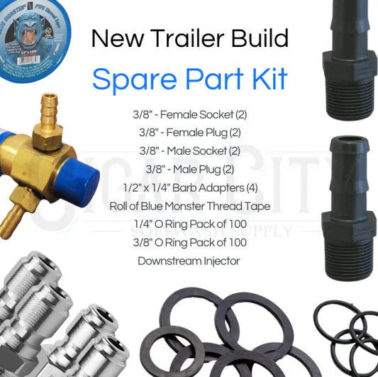 New Trailer Build Spare Part Kit  Cigarcity Softwash.