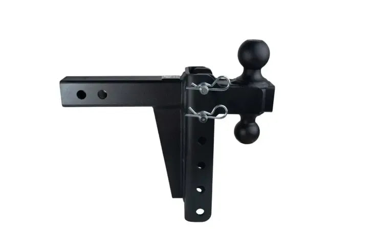 2.0″ Heavy Duty 12″ Drop/Rise Hitch – Bulletproof Hitches – Adjustable Dual Ball Mount