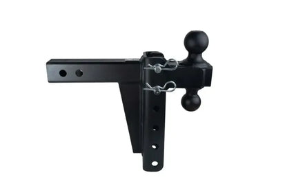 2.0″ Heavy Duty 12″ Drop/Rise Hitch – Bulletproof Hitches – Adjustable Dual Ball Mount