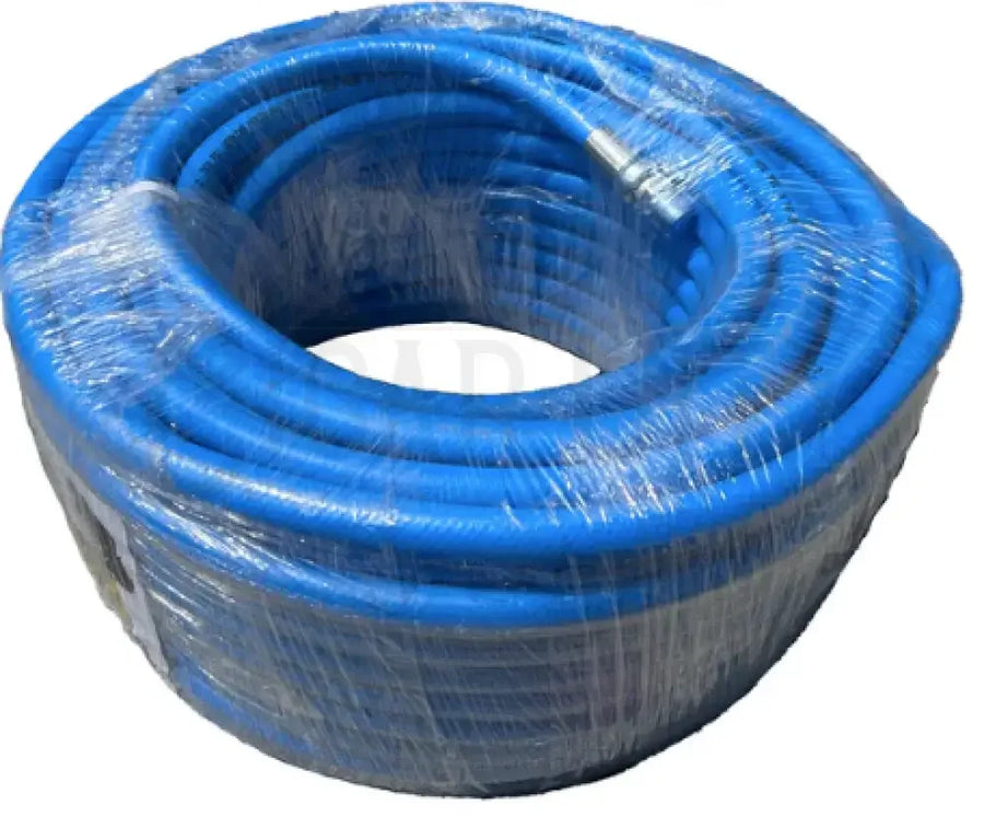 Rampage 1/2" Blue Rampage Softwash Hose 200'  with stainless steel crimped ends RAMP-08-BL-SW-200-CE-SS  Cigarcity Softwash.